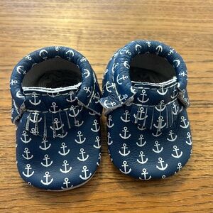 FRESHLY PICKED MOCC- SIZE 1- NAVY BLUE ANCHORS